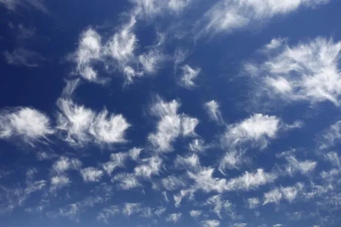 Framed Print : Fleecy Clouds Print Over Pacific Ocean, California Framed Print : Fleecy Clouds Print Over Pacific Ocean, California