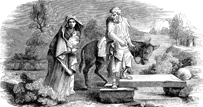 Framed Print : Print of The Flight into Egypt, Matthew 2:14 Framed Print : Print of The Flight into Egypt, Matthew 2:14