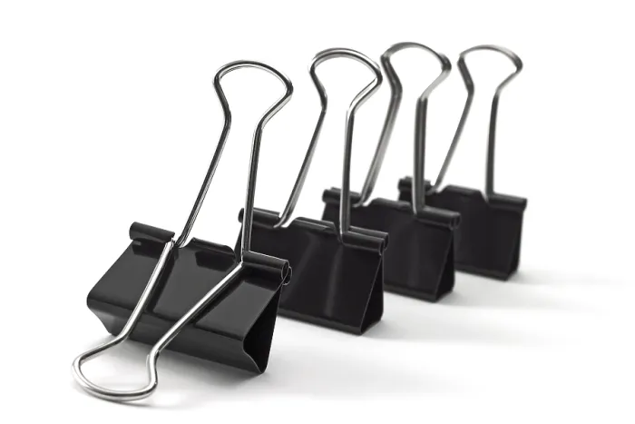 Framed Print : Fold-back Paper Clip Print Framed Print : Fold-back Paper Clip Print