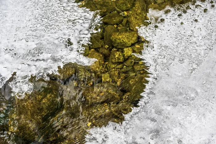 Framed Print : Forms and structures of ice on water Print, Raabklamm, Weiz, Austria Framed Print : Forms and structures of ice on water Print, Raabklamm, Weiz, Austria