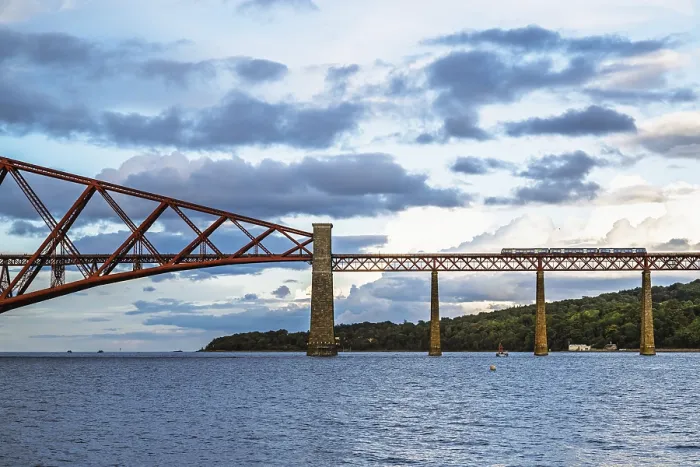 Framed Print : Forth Bridge and Queensferry Crossing Print, Scotland Framed Print : Forth Bridge and Queensferry Crossing Print, Scotland