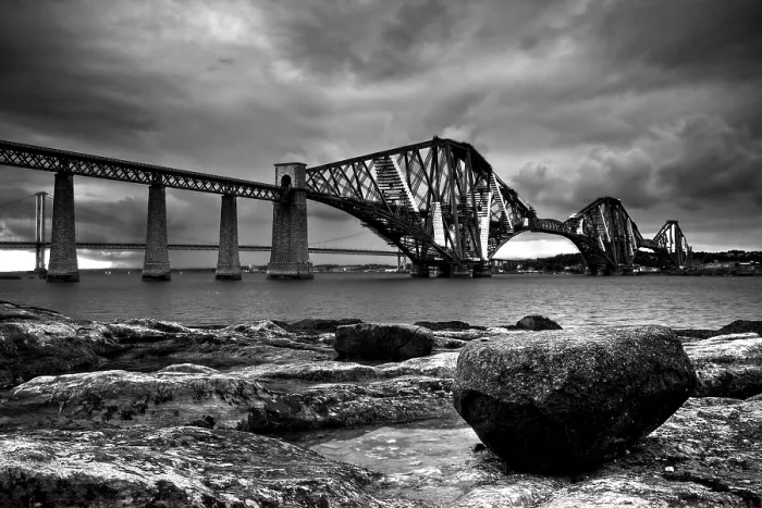 Framed Print : Forth Railway Bridge Print, Edinburgh, Scotland Framed Print : Forth Railway Bridge Print, Edinburgh, Scotland