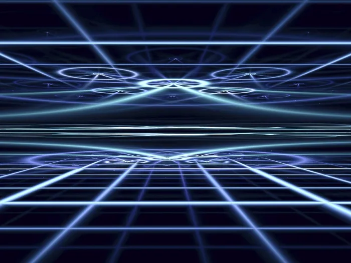 Framed Print : Fractal Geometry Print: Dark, Grid and Perspective Framed Print : Fractal Geometry Print: Dark, Grid and Perspective
