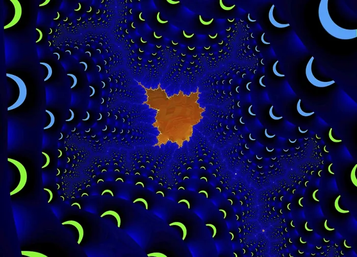 Framed Print : Fractal Print: Abstract Geometric Patterns Framed Print : Fractal Print: Abstract Geometric Patterns