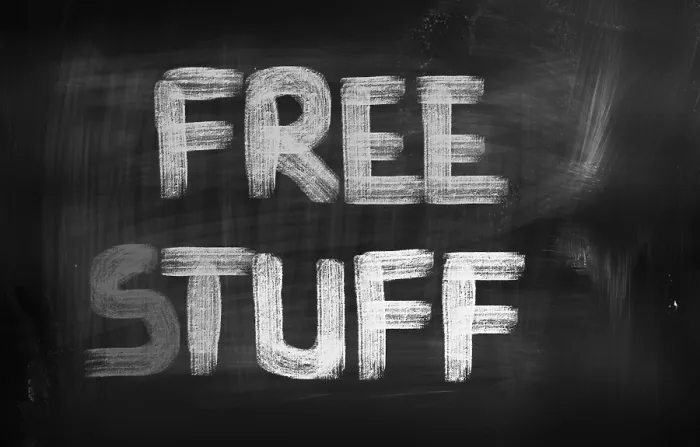 Framed Print : Free Stuff Concept Print Framed Print : Free Stuff Concept Print