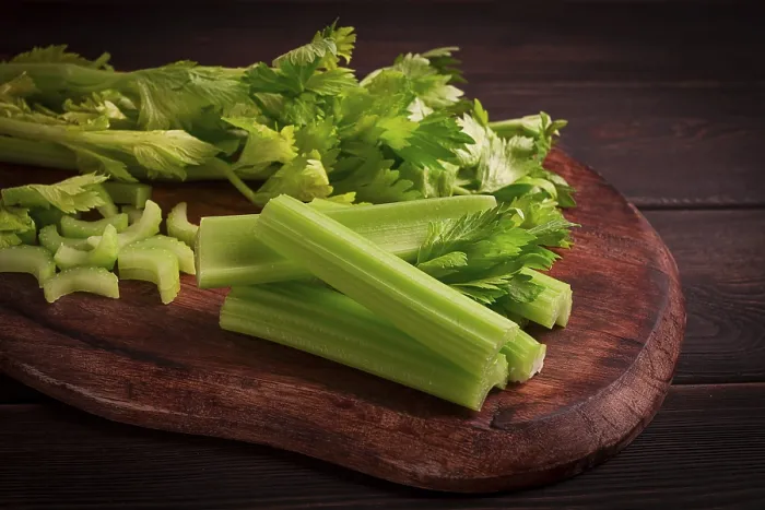 Framed Print : Dark Background Fresh Celery Print Framed Print : Dark Background Fresh Celery Print