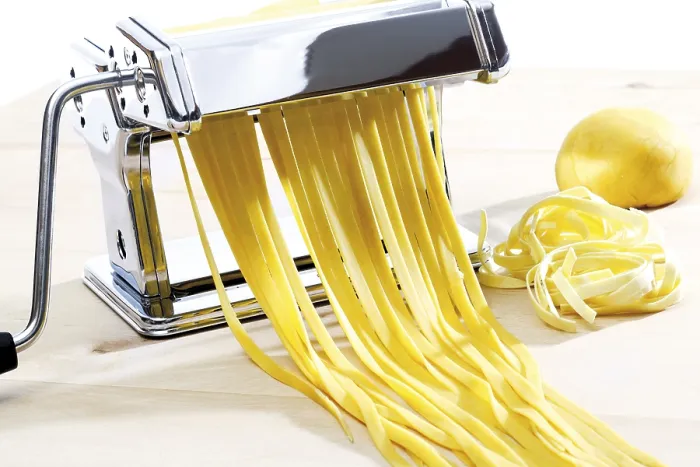 Framed Print : Fresh Pasta Made with a Pasta Maker Print Framed Print : Fresh Pasta Made with a Pasta Maker Print