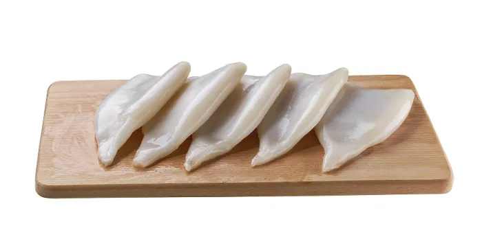 Framed Print : Fresh Raw Squid Print on White Background Framed Print : Fresh Raw Squid Print on White Background