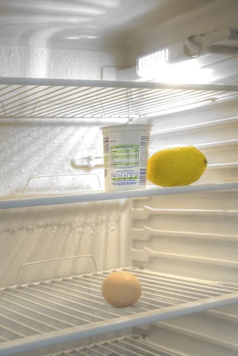 Framed Print : Almost Empty Fridge Print Framed Print : Almost Empty Fridge Print