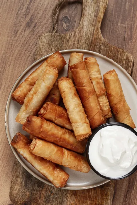 Framed Print : Fried Spring Rolls with Cheese Print Framed Print : Fried Spring Rolls with Cheese Print
