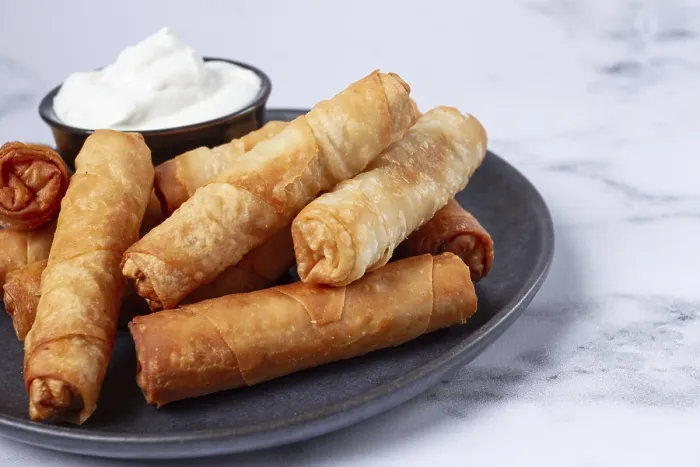 Framed Print : Fried Spring Rolls with Cheese Print Framed Print : Fried Spring Rolls with Cheese Print