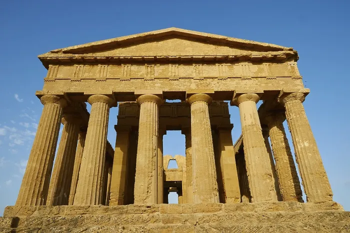 Framed Print : Concordia Temple Print, Agrigento, Sicily Framed Print : Concordia Temple Print, Agrigento, Sicily