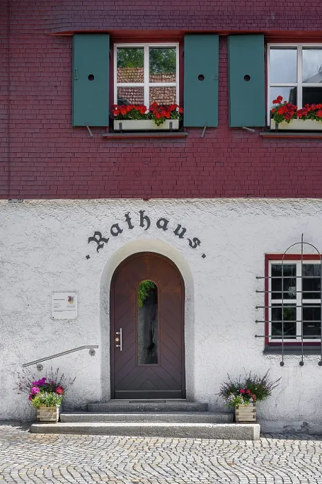 Framed Print : Gate and Window Print at Nesselwang Town Hall, Bavaria Framed Print : Gate and Window Print at Nesselwang Town Hall, Bavaria