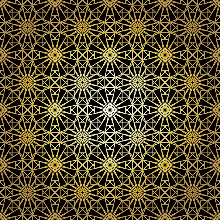 Framed Print : Geometric Gold Lace Seamless Print Background Framed Print : Geometric Gold Lace Seamless Print Background