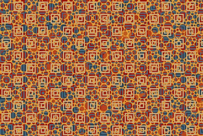 Framed Print : Trendy Abstract Geometric Pattern Print