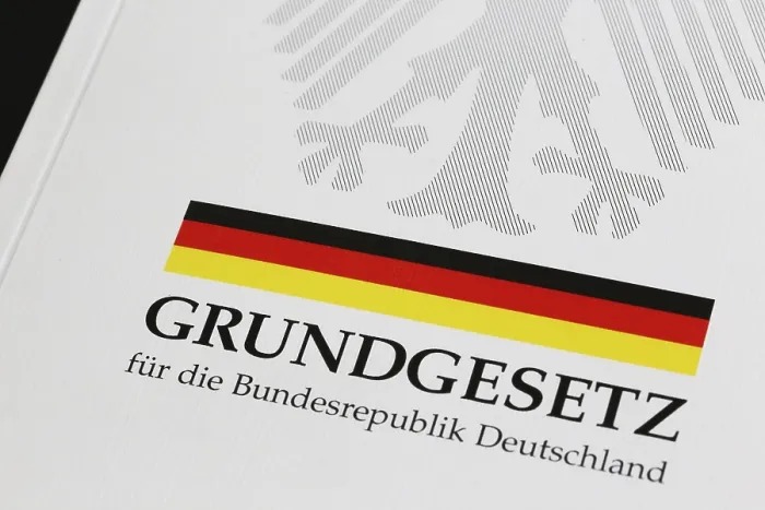 Framed Print : Print of the German Basic Law Framed Print : Print of the German Basic Law