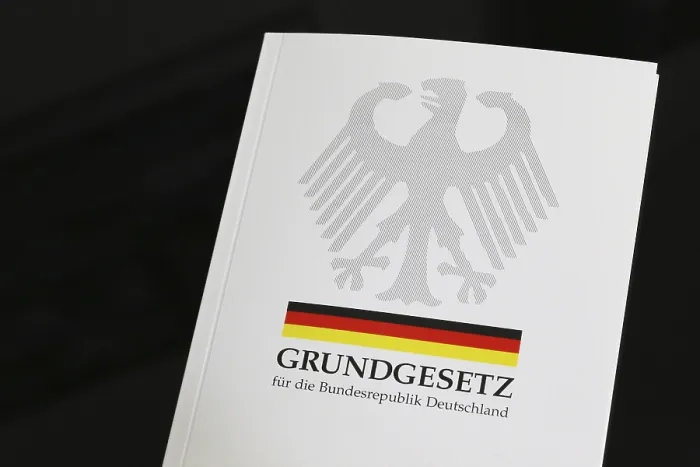 Framed Print : German Basic Law Print Framed Print : German Basic Law Print