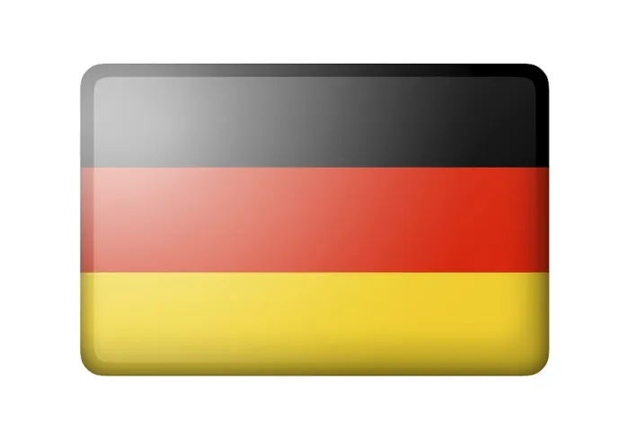 Framed Print : German Flag Print - Black, Red and Gold