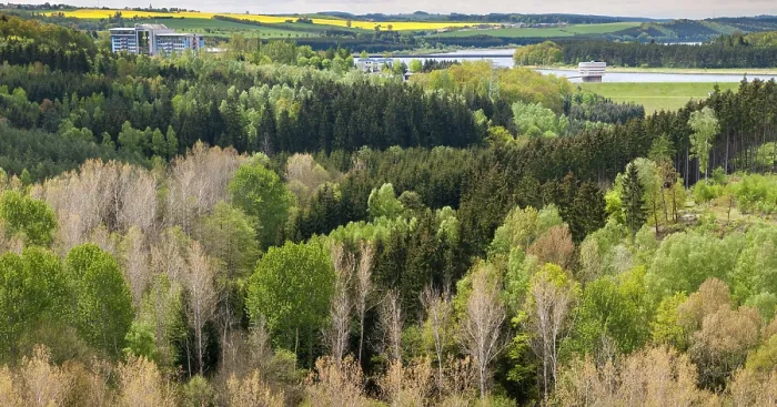 Framed Print : Germany, Greiz, Thuringia, Weidatal - Cultivated Landscape Print Framed Print : Germany, Greiz, Thuringia, Weidatal - Cultivated Landscape Print