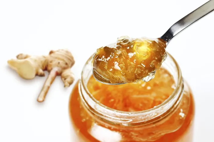 Framed Print : Ginger Jam Print - Spoon and Jar Framed Print : Ginger Jam Print - Spoon and Jar
