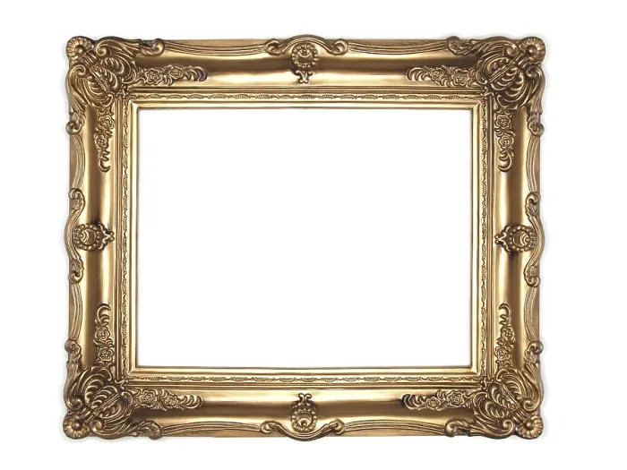 Framed Print : Golden Frame Print