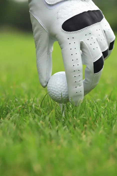 Framed Print : Detail of Golf Ball and Gloves Print Framed Print : Detail of Golf Ball and Gloves Print