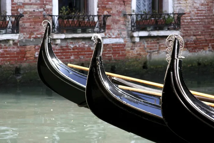 Framed Print : Venetian Gondolas Print Framed Print : Venetian Gondolas Print