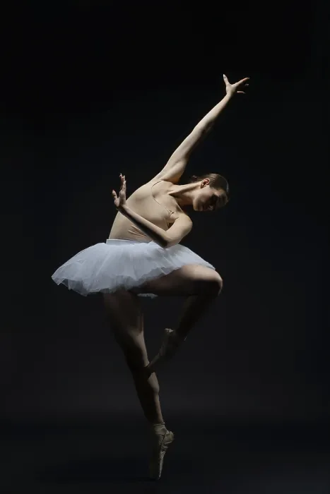 Framed Print : A Ballet Dancer in Soft Lighting Print Framed Print : A Ballet Dancer in Soft Lighting Print
