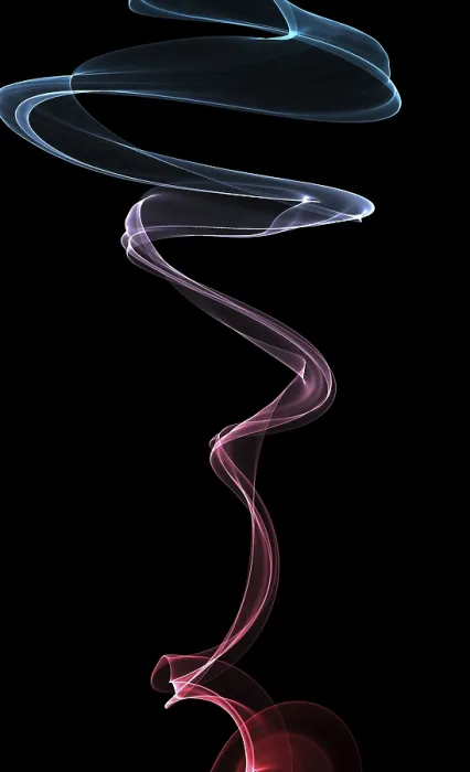 Framed Print : Gradient Smoke Print on Black Background Framed Print : Gradient Smoke Print on Black Background