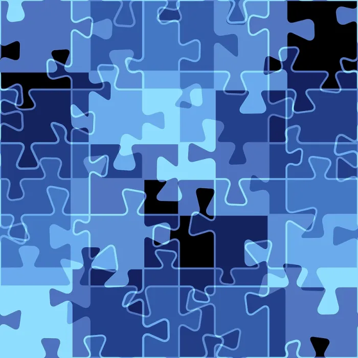 Framed Print : Graphic Seamless Pattern Print Puzzle