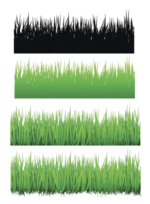 Framed Print : Seamless Grass Border Print for Nature Theme Framed Print : Seamless Grass Border Print for Nature Theme