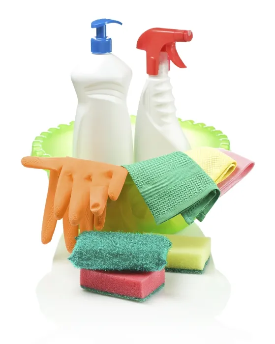 Framed Print : Green Basin with Cleaning Objects Print Framed Print : Green Basin with Cleaning Objects Print