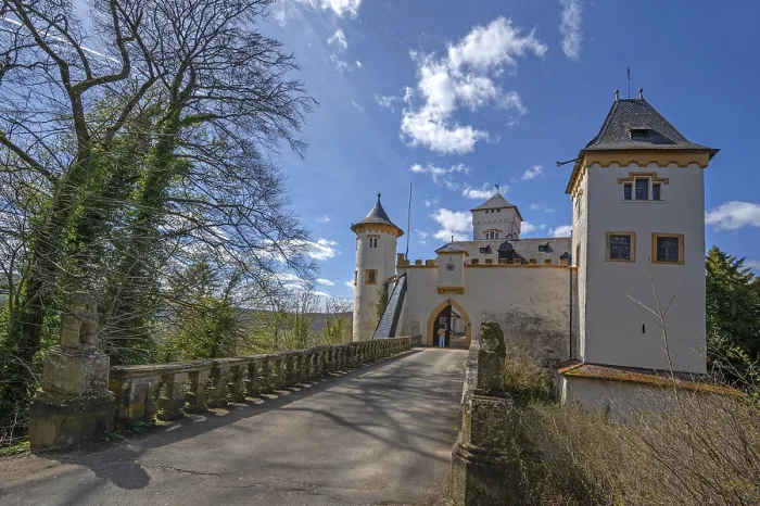 Framed Print : Greifenstein Castle Print, Upper Franconia, Bavaria Framed Print : Greifenstein Castle Print, Upper Franconia, Bavaria