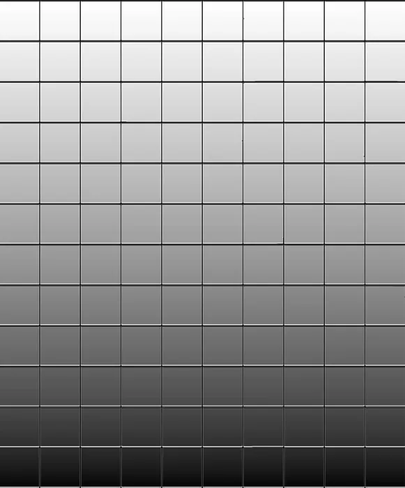 Framed Print : Gradient Tile Print - White to Black Framed Print : Gradient Tile Print - White to Black