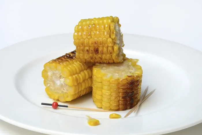 Framed Print : Grilled Corn on the Cob Print, Germany