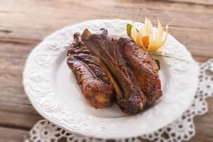 Framed Print : Grilled Ribs Print Framed Print : Grilled Ribs Print