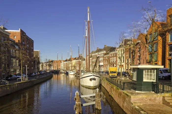 Framed Print : Groningen Harbour Print Framed Print : Groningen Harbour Print