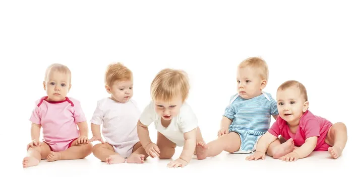 Framed Print : Witty Babies in Various Attire Print Framed Print : Witty Babies in Various Attire Print
