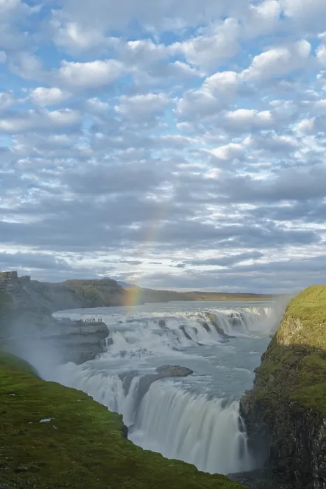 Framed Print : Gullfoss Waterfall Print, Iceland