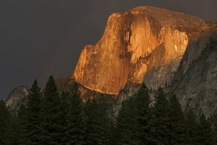 Framed Print : Half Dome Print, Yosemite Evening Light Framed Print : Half Dome Print, Yosemite Evening Light
