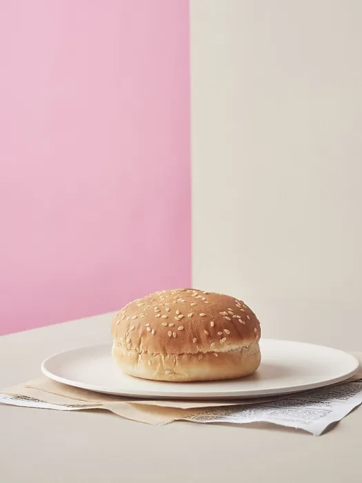 Framed Print : Hamburger Bread Print Framed Print : Hamburger Bread Print