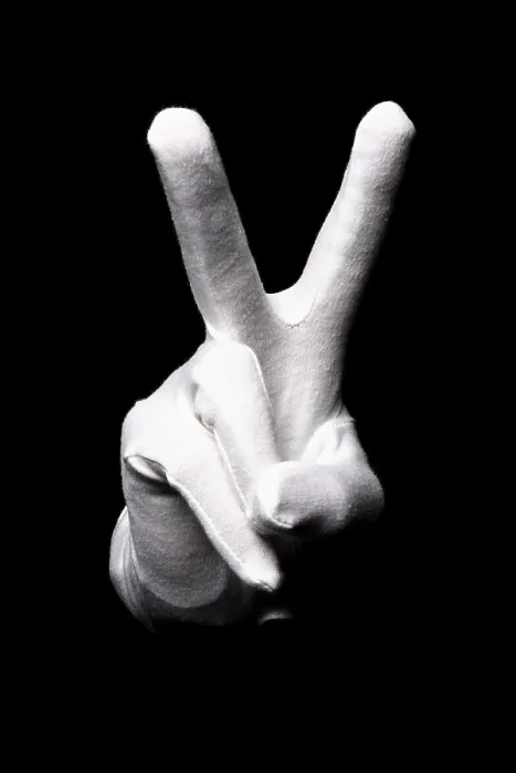 Framed Print : Hand Sign Print from ImageBROKER Framed Print : Hand Sign Print from ImageBROKER
