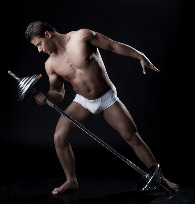 Framed Print : Handsome Athlete Lifting Weights Print Framed Print : Handsome Athlete Lifting Weights Print