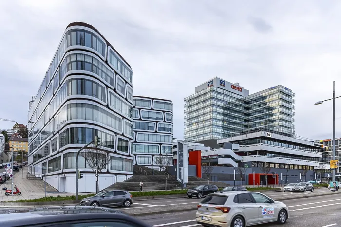 Framed Print : Heilbronner Strasse in Stuttgart - Print of Modern Architecture Framed Print : Heilbronner Strasse in Stuttgart - Print of Modern Architecture