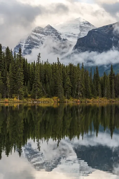 Framed Print : Herbert Lake Reflection Print, Banff National Park Framed Print : Herbert Lake Reflection Print, Banff National Park