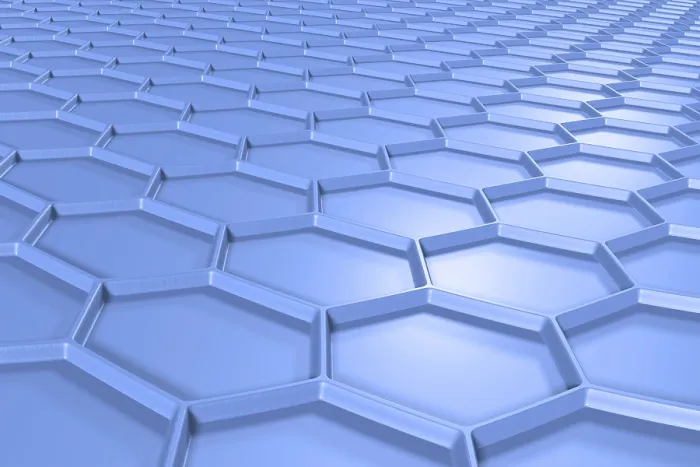 Framed Print : Hexagonal Structure 3D Print Illustration Framed Print : Hexagonal Structure 3D Print Illustration