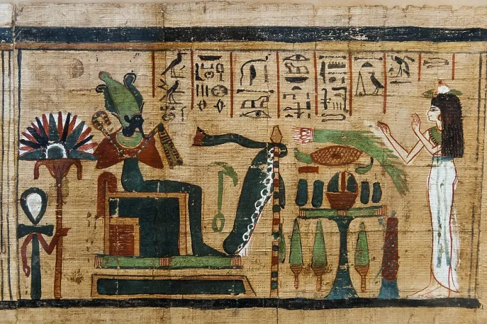 Framed Print : Hieroglyphs on Papyrus Print, Ancient Egyptian Message Framed Print : Hieroglyphs on Papyrus Print, Ancient Egyptian Message