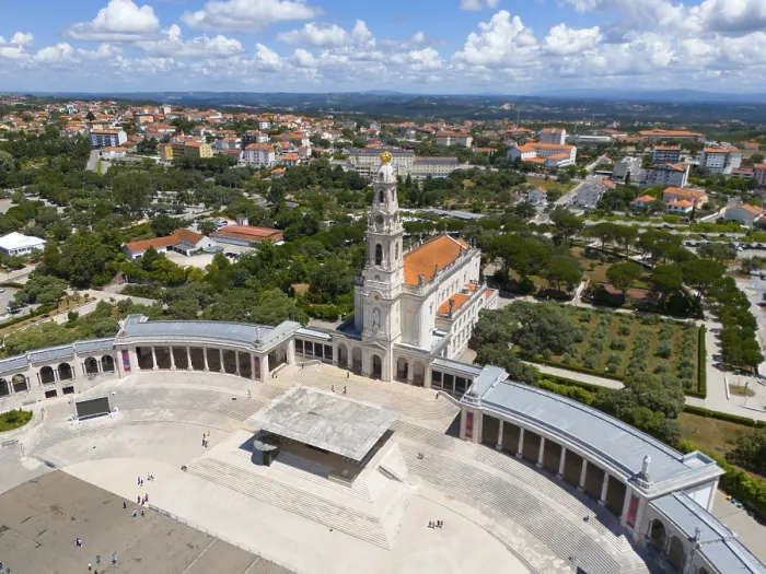 Framed Print : High Angle Shot of Basilica Print, Fatima, Portugal Framed Print : High Angle Shot of Basilica Print, Fatima, Portugal