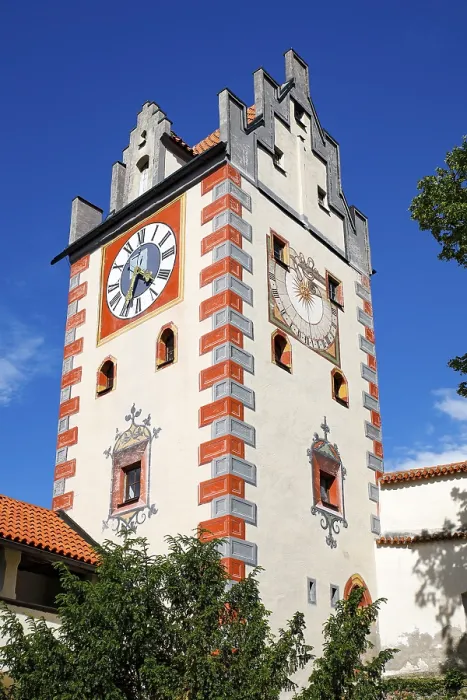 Framed Print : High Castle Gate Tower Print, Fussen, Germany Framed Print : High Castle Gate Tower Print, Fussen, Germany