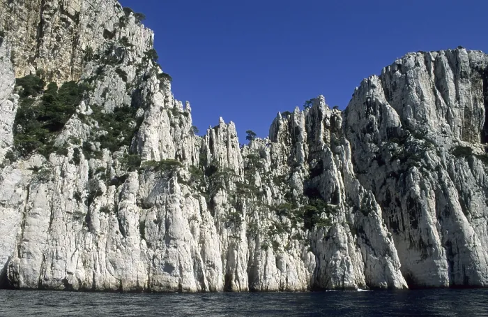 Framed Print : High Cliffs at Calanque de l'Oule Print, Provence, France Framed Print : High Cliffs at Calanque de l'Oule Print, Provence, France